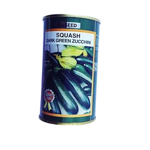 SQUASH DARK GREEN ZUCCHINI 25GMS EA