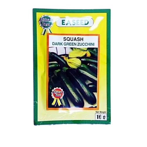 SQUASH DARK GREEN ZUCCHINI  10GM EA